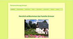 Desktop Screenshot of fewo-grieser.de